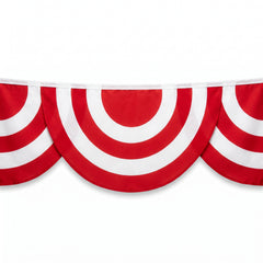 Canada Day Red and White Bunting Banner - 11 ft