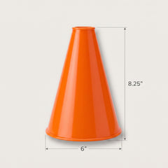 Vibrant Orange Team Spirit Megaphone