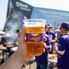 Minnesota Vikings 16oz NFL Plastic Cups - 25 Pack