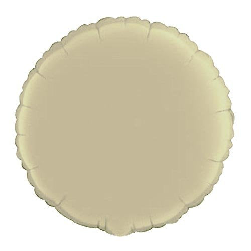 18 In. Ivory Round Mylar Balloon