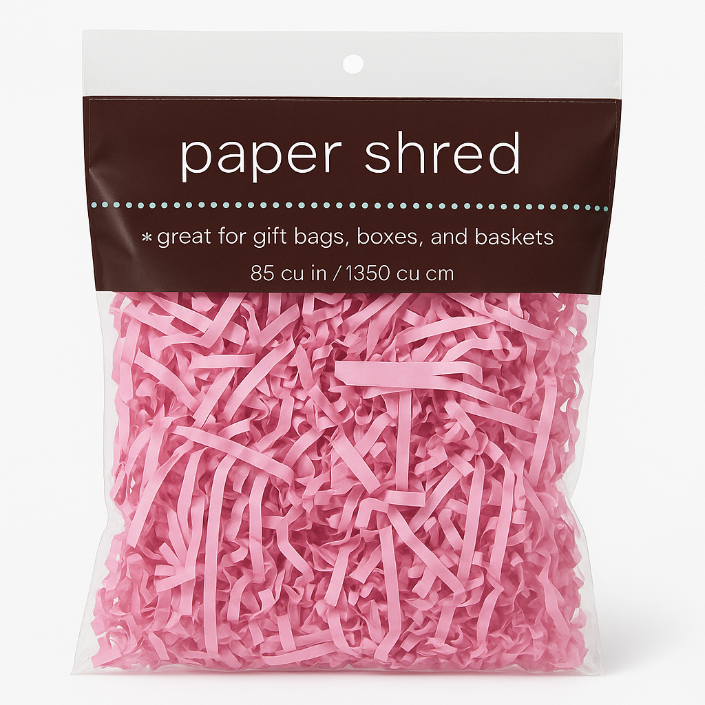Kiwi Green Crinkle Paper Shreds for Gift Wrapping, 2 oz