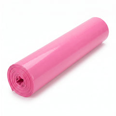 Bright Pink Plastic Table Cover Roll with Slide Cutter - 40" x 126'