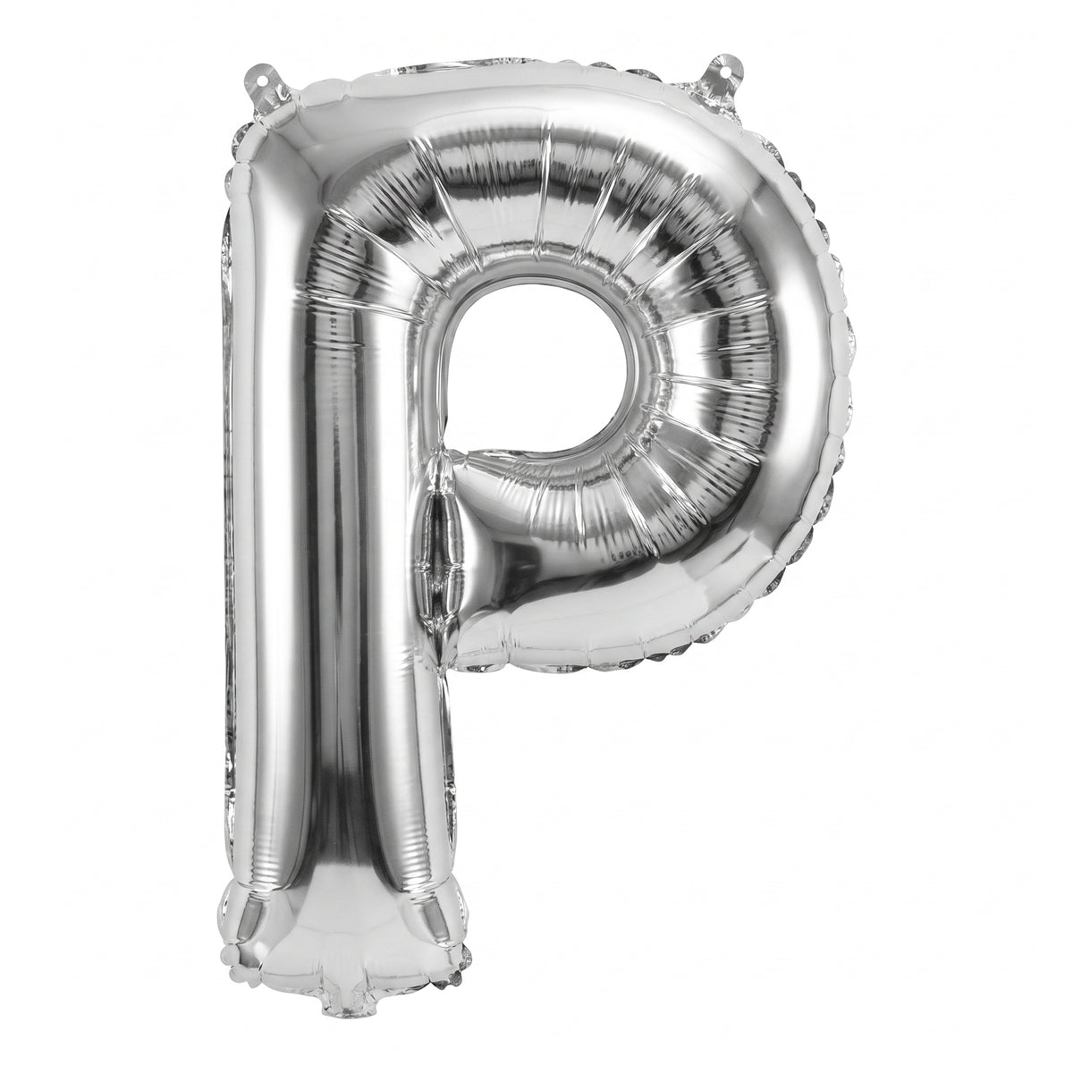 Silver Foil Letter "P" Balloon - Air Filled