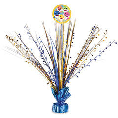 Baby Shark Metallic Tinsel Spray Centerpiece for Kids' Birthday Parties
