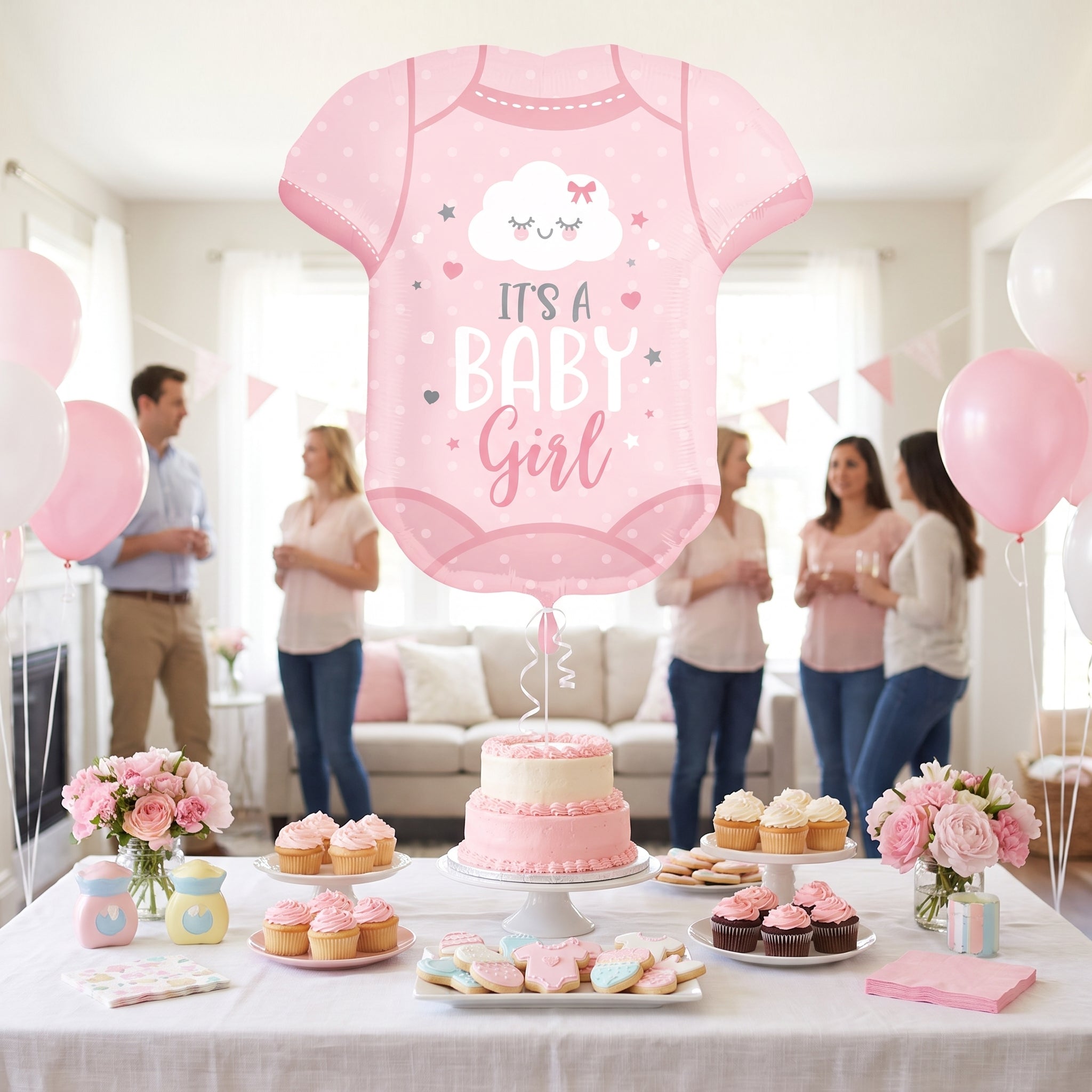 Baby Girl Onesie Foil Balloon