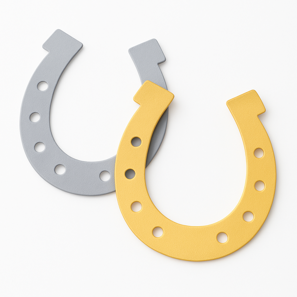 Derby Day Multi-Color Horseshoe Cutouts