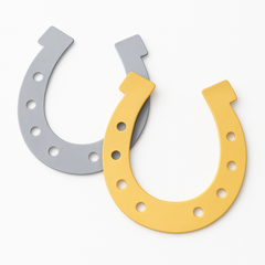Derby Day Multi-Color Horseshoe Cutouts