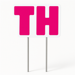 Pink Birthday Yard Sign