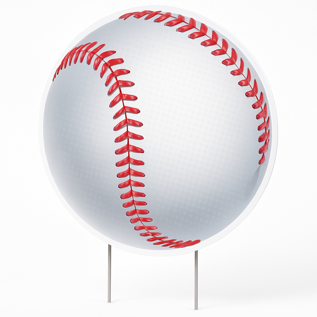 Birthday Baseball Yard Sign