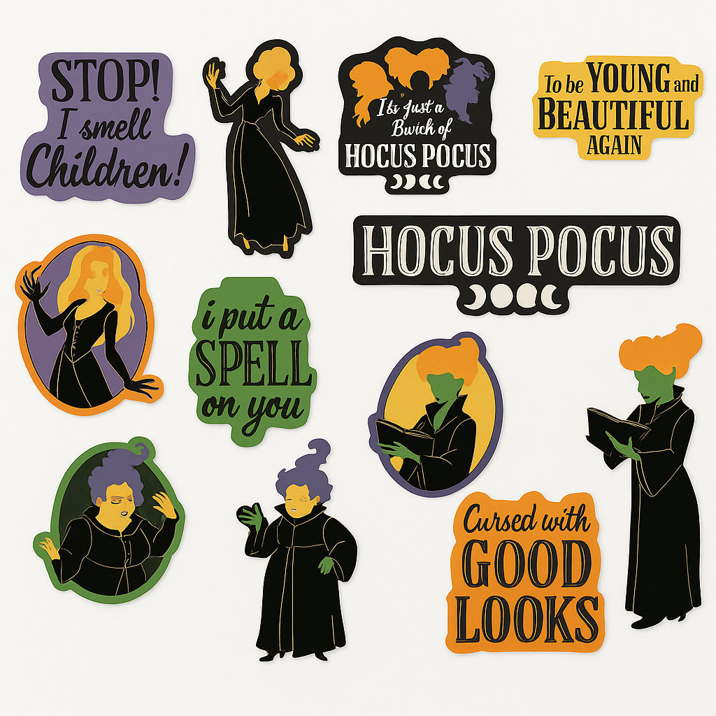 Disney Hocus Pocus Halloween Cutout Decorations Pack