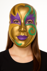 Jumbo Glitter Masquerade Wall Mask Decoration