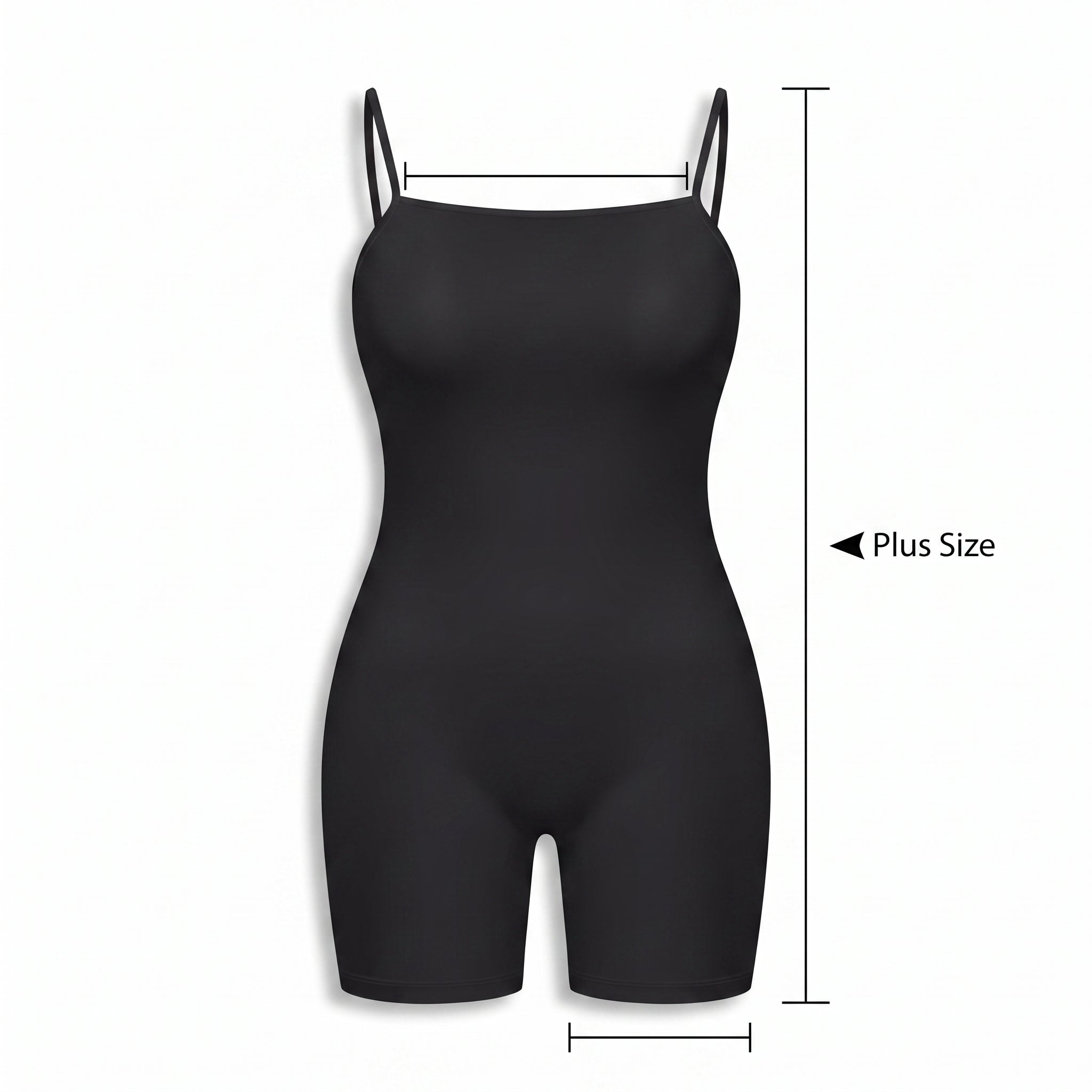 Plus Size Black Biker Bodysuit - Halloween Costume Essential
