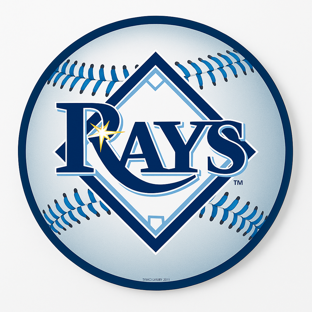Tampa Bay Rays 12" MLB Team Logo Cutout