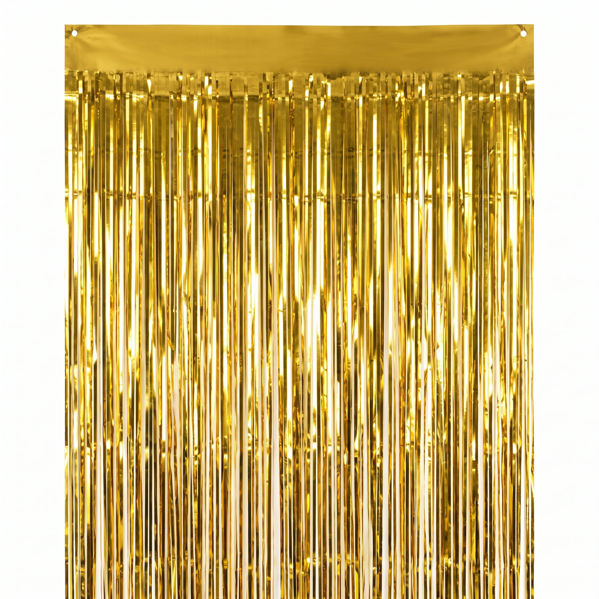 Gleaming Gold Metallic Door Curtain - 3' x 8'