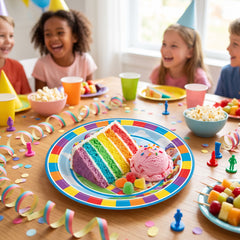 Hasbro Candyland Party 9" Round Paper Plates