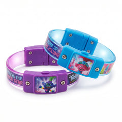 Trolls World Tour Light-Up Bracelets, Multi-Coloured, 4-Pack