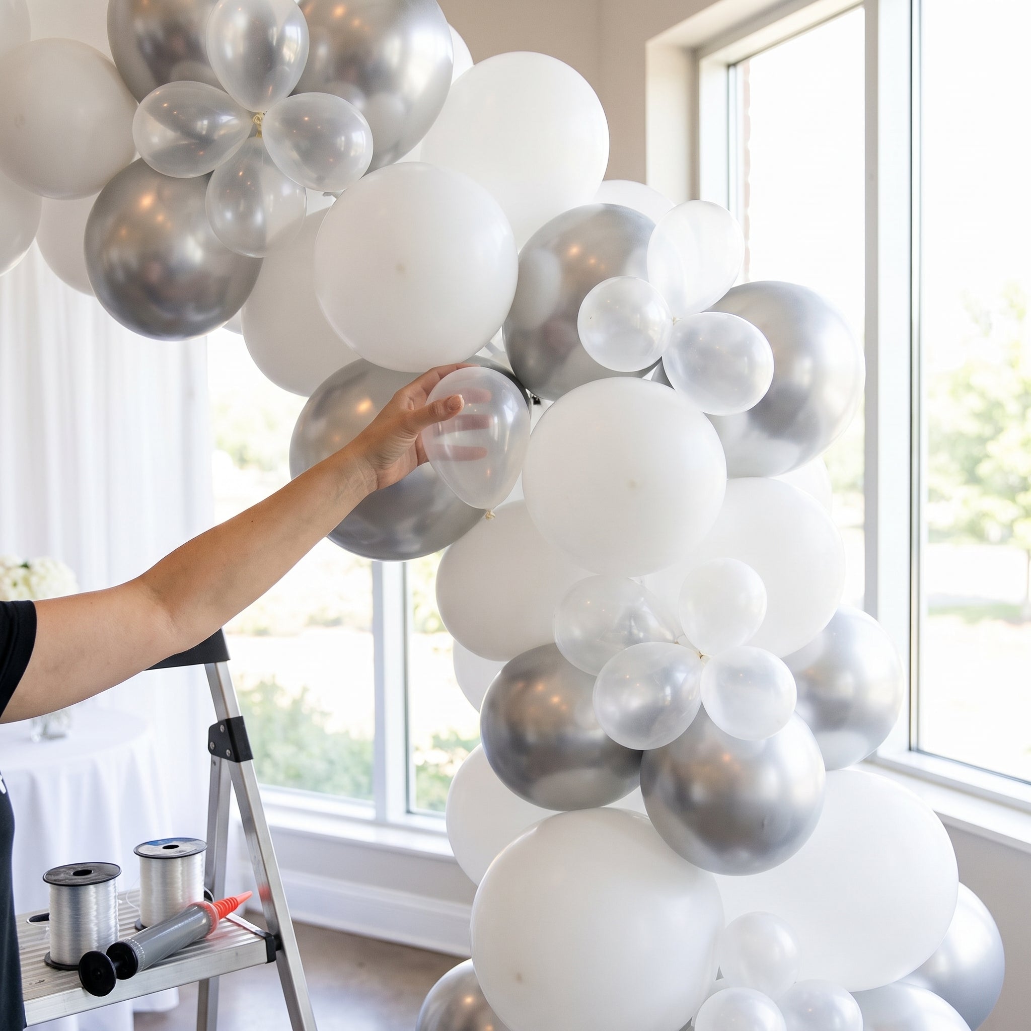 Clear 5" Mini Latex Balloons, 50-Pack
