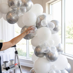 Clear 5" Mini Latex Balloons, 50-Pack
