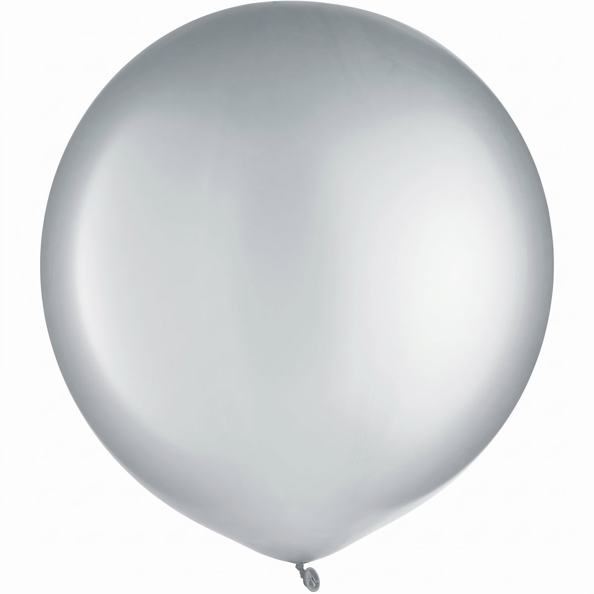 Silver 24" Pearl Latex Balloons - 4 Pack