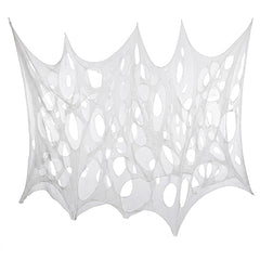 Spooky Fabric Webbing Garland for Halloween Decor