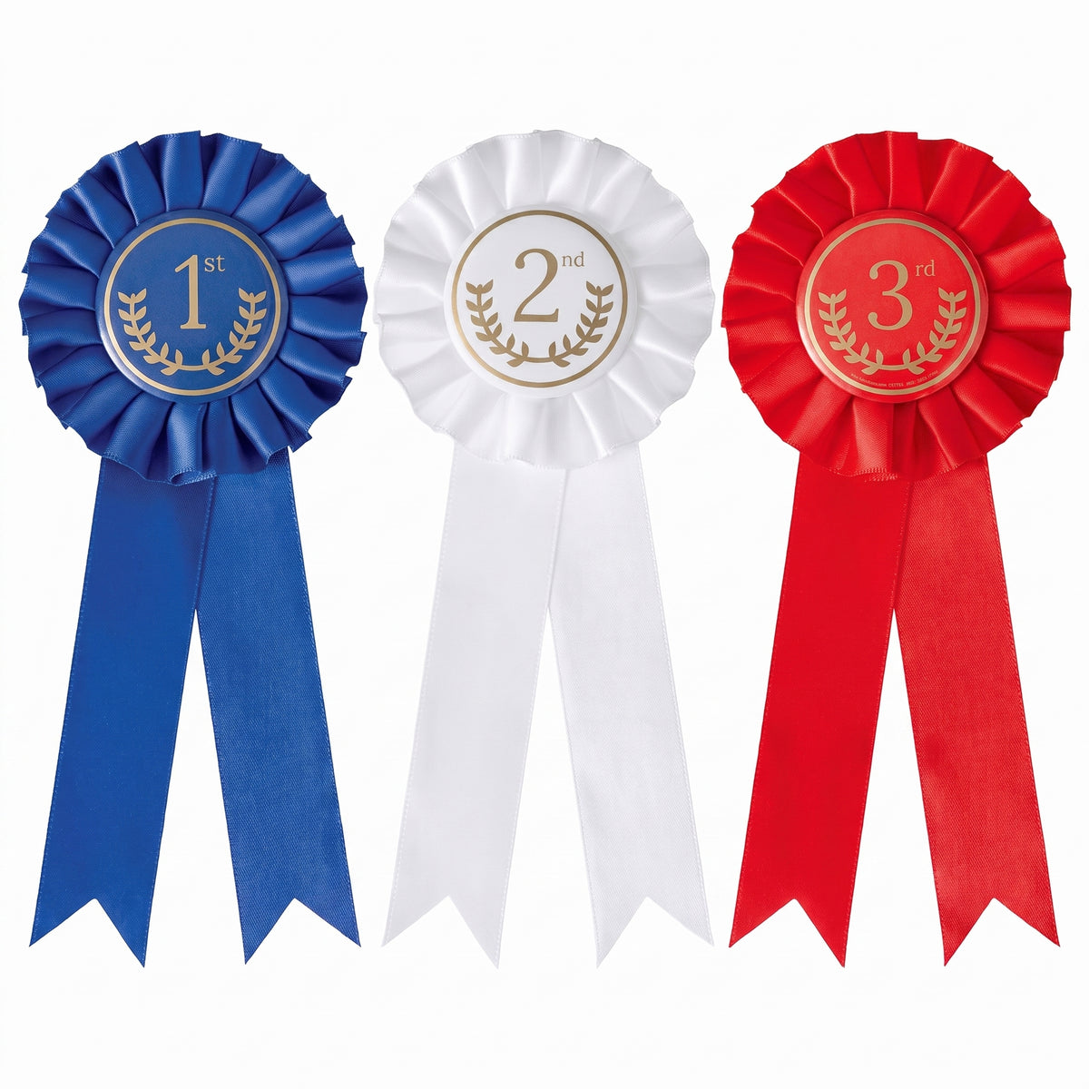 Sports Award Ribbons - 3 Pack