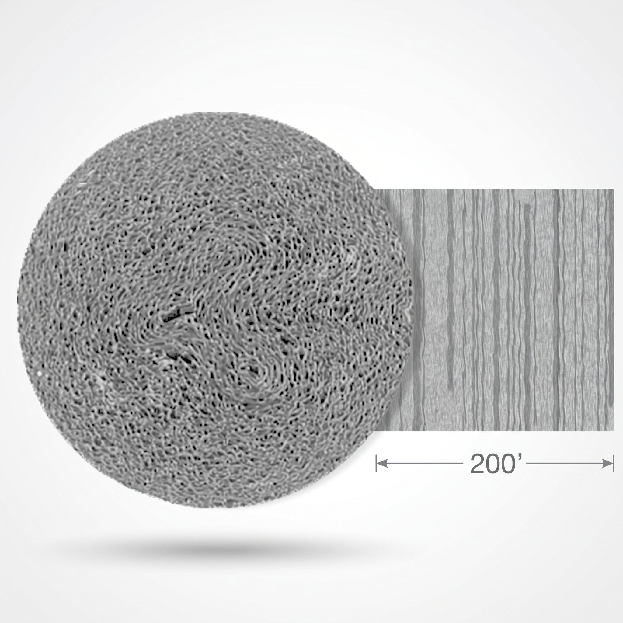 Silver Crepe Streamer - 200ft Shimmering Party Decoration