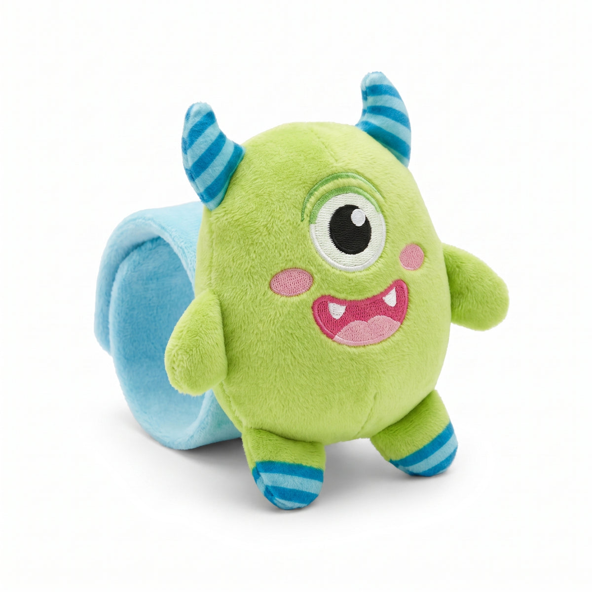 Green Monster Plush Slap Bracelet