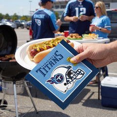 Tennessee Titans NFL Luncheon Napkins - 6.5 In. x 6.5 In. - 36 Pack