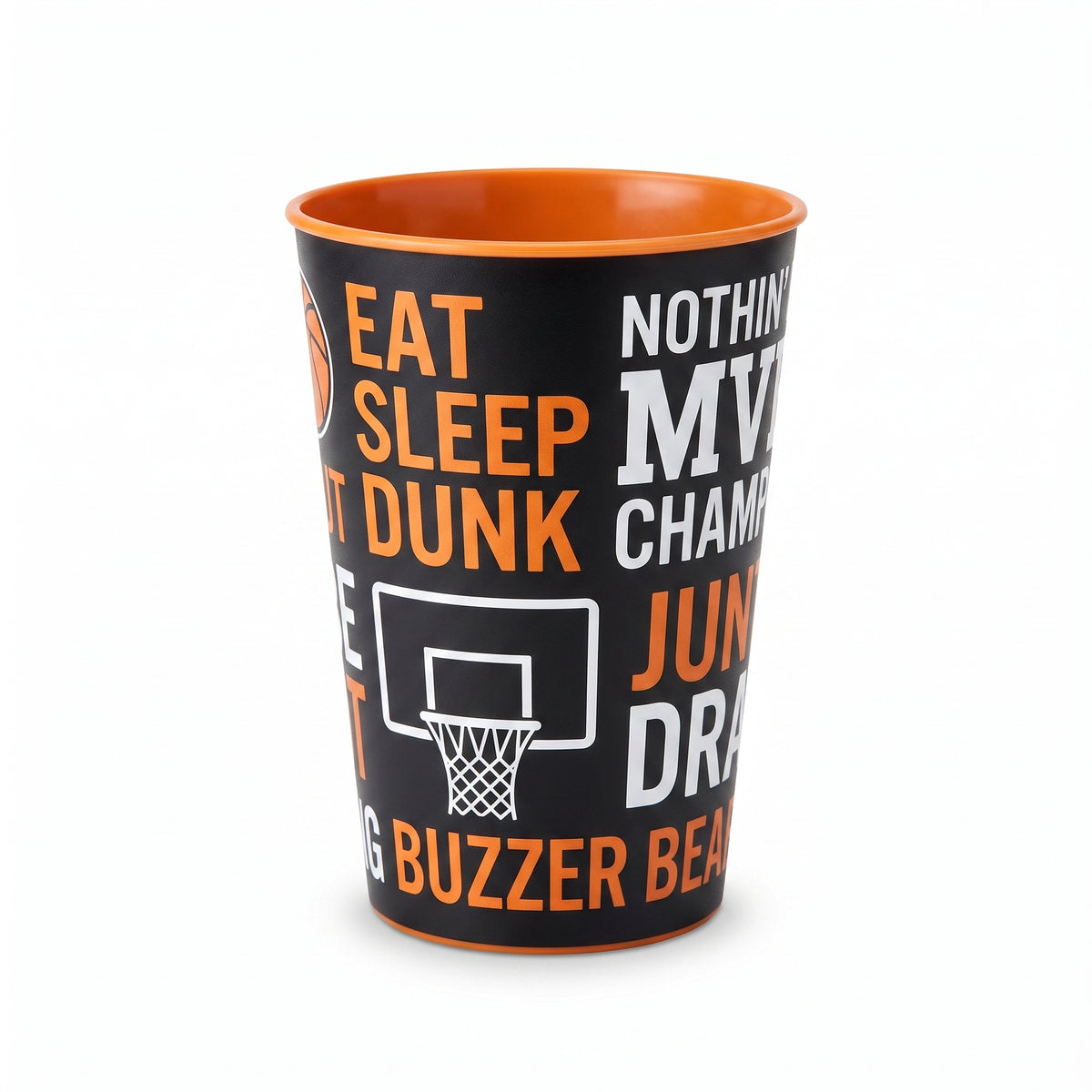 "Nothin' But Net" Basketball Reusable Favour Cup, 16 oz