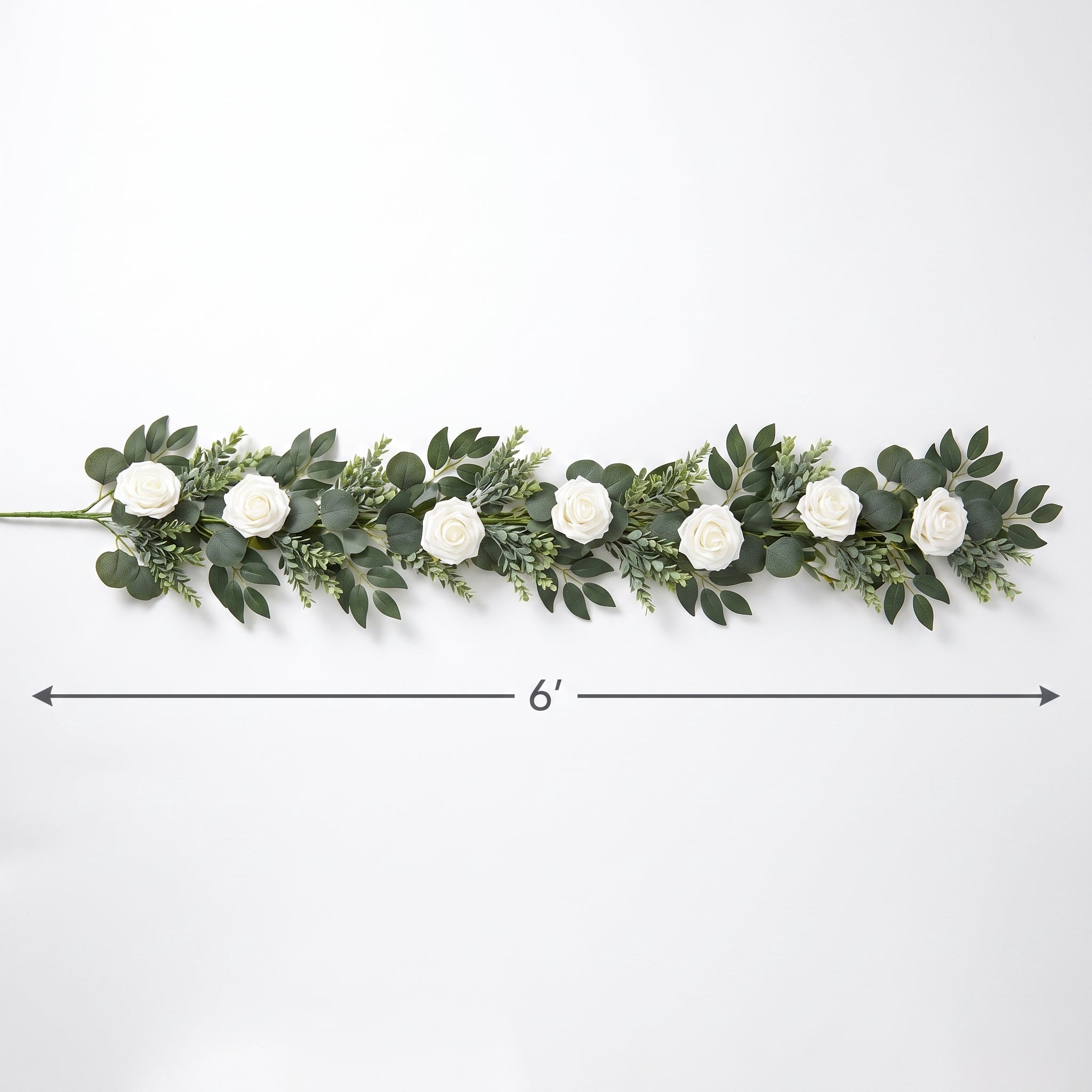 Elegant Faux Floral Garland for Wedding Decor