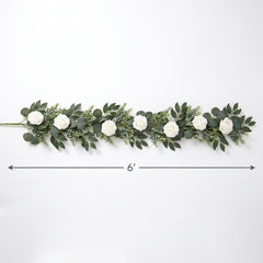 Elegant Faux Floral Garland for Wedding Decor