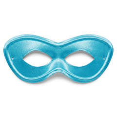 Turquoise Superhero Domino Mask - Costume Accessory