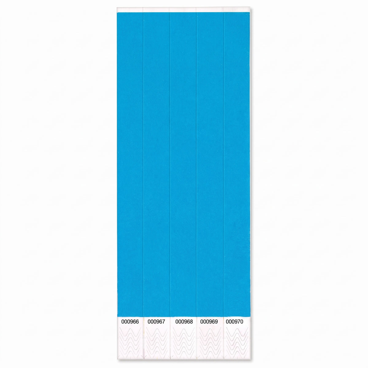 Solid Blue Event Wristbands - 500 Pack
