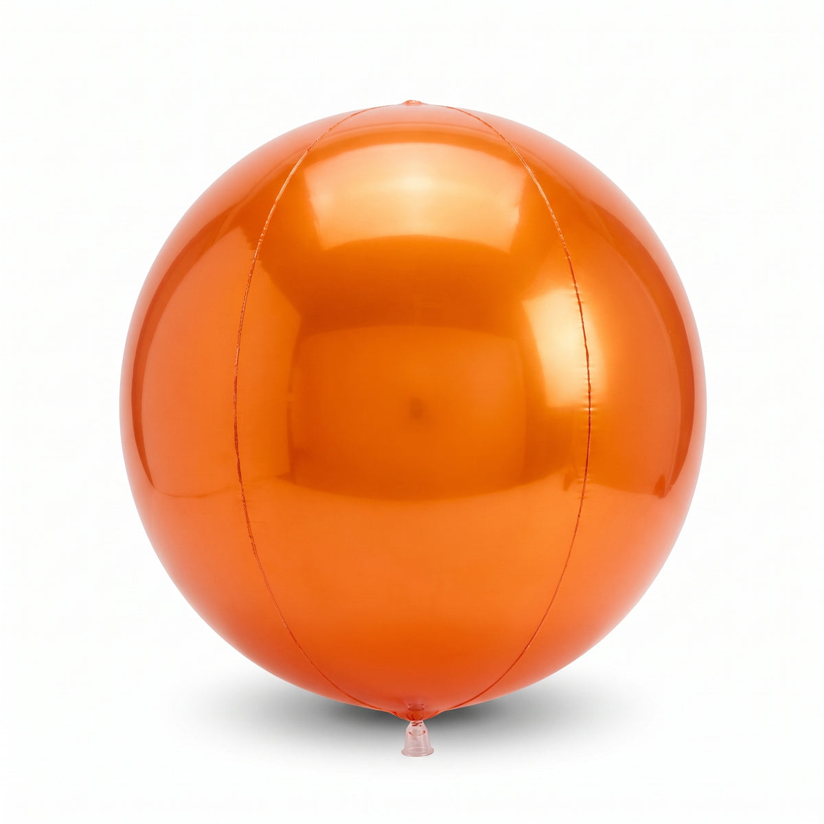 Vibrant 16" Orange Orbz Foil Balloon