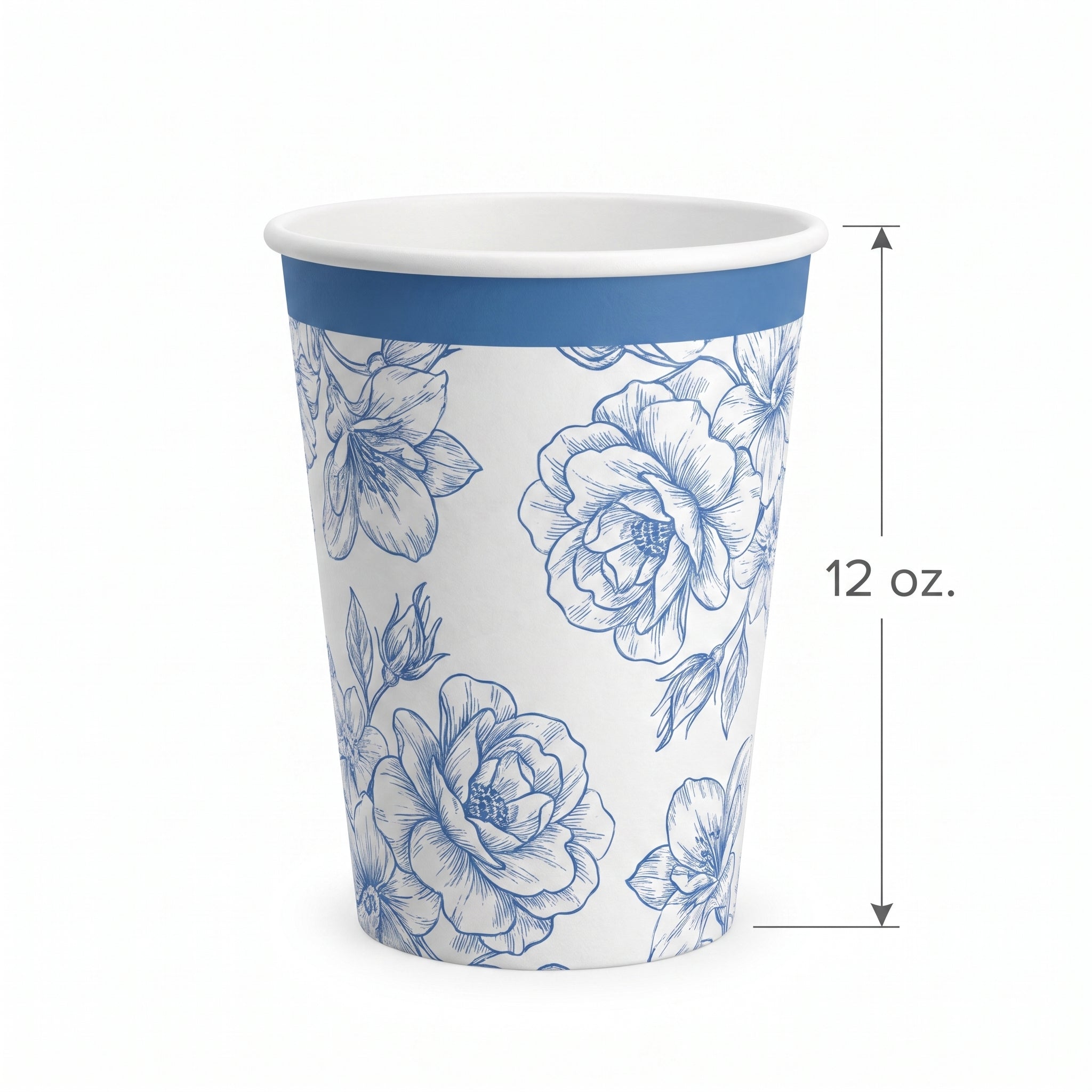 Blue Regency 12oz Paper Cups