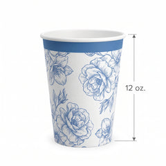 Blue Regency 12oz Paper Cups