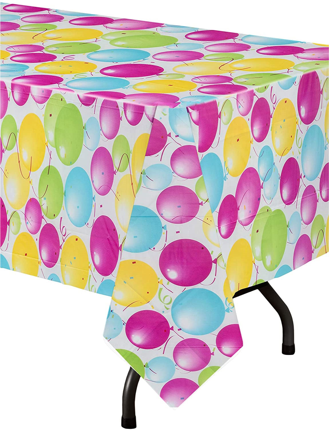 Balloon Print Plastic Table Cover