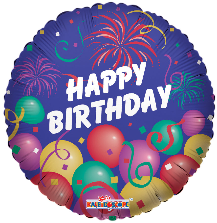 Sl Happy Birthday Fireworks Balloon