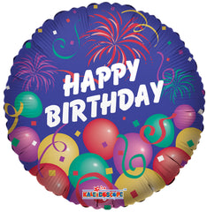 Sl Happy Birthday Fireworks Balloon