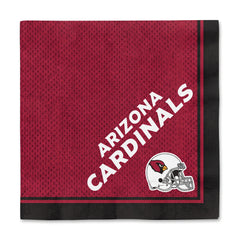 Arizona Cardinals NFL Lunch Napkins - 6.5 In. x 6.5 In. - 36 Pack