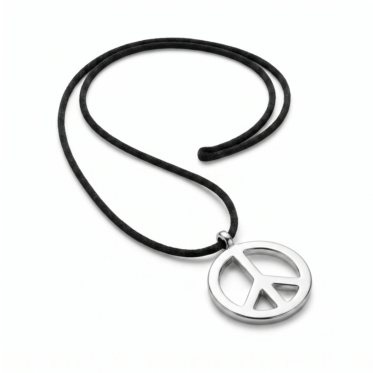 Groovy 60's Peace Medallion Necklace