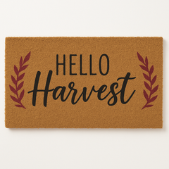 Hello Harvest Fall Doormat