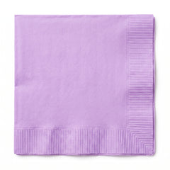 Lavender Lunch Napkins - 6.5 in. x 6.5 in. - Solid Color
