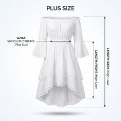 Women's Elegant Pirate Costume Dress - Plus Size