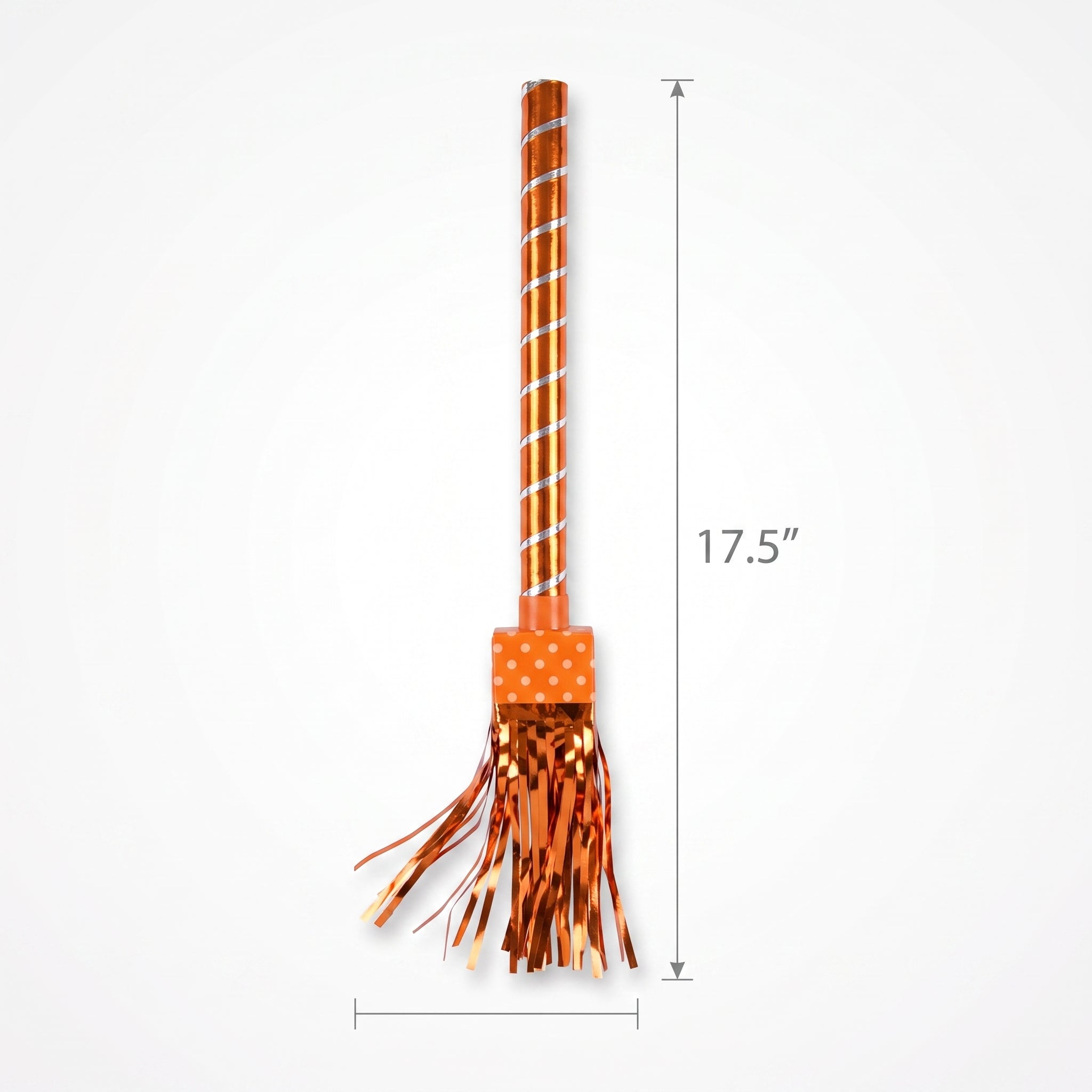 Rainbow Fringe Blowout Noisemakers - 8 Pack