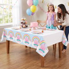 Enchanting Princess Castle Birthday Table Cover