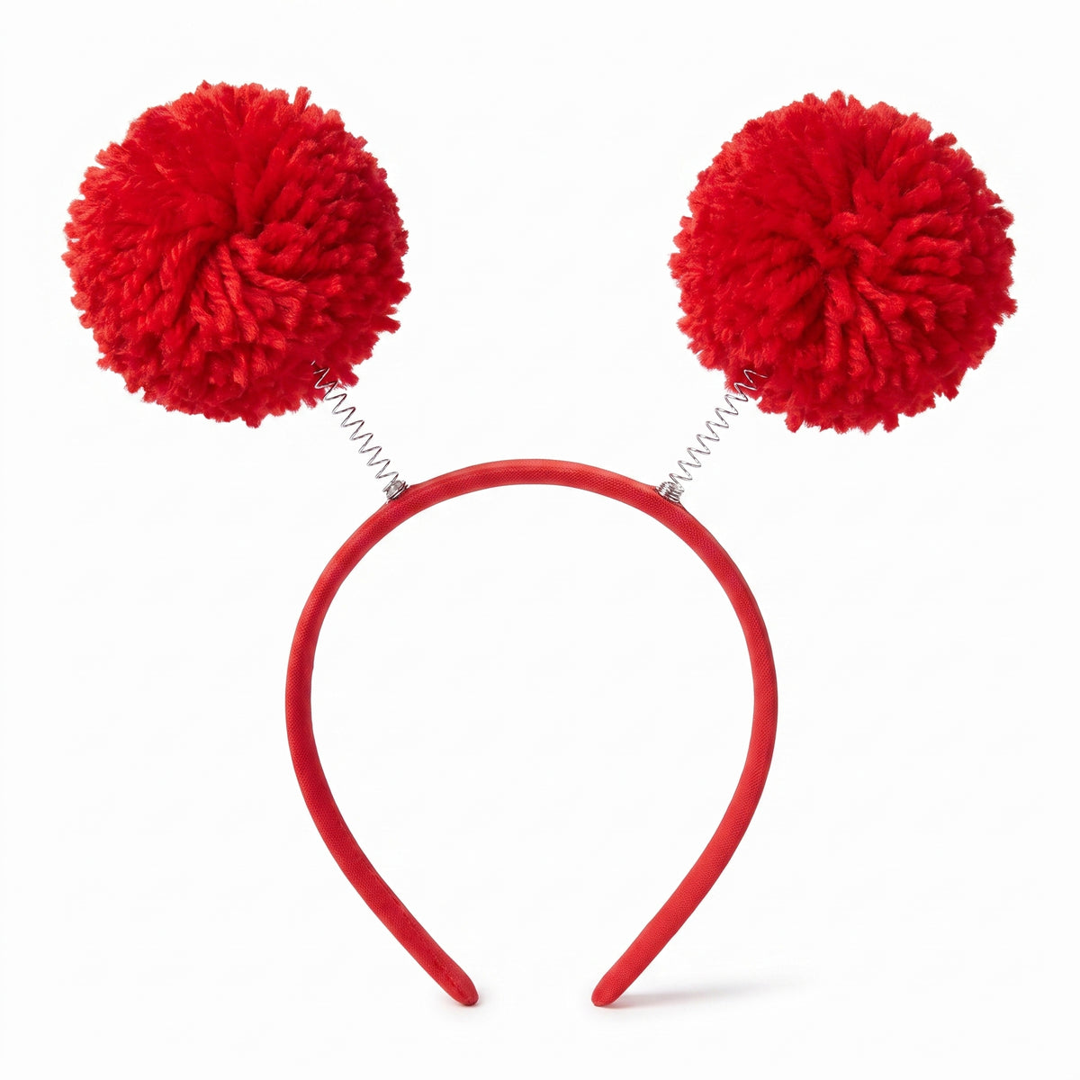Red Pom Pom Head Bopper - Cheer and Costume Accessory