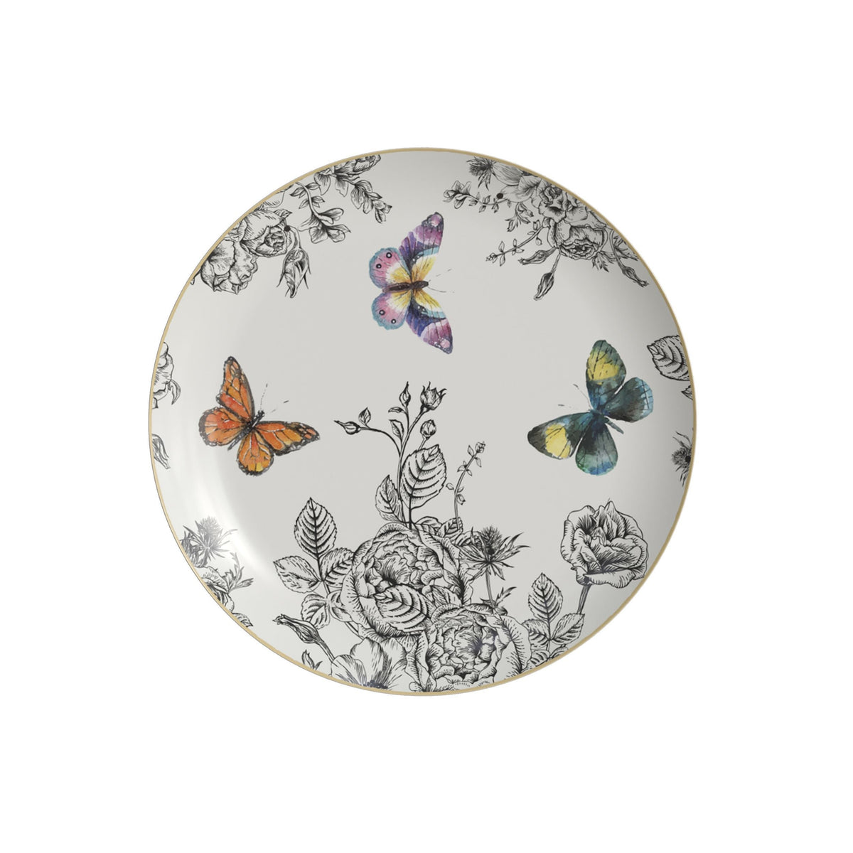 8 In. Earthtrends Monarch Design Plates | 20 Count