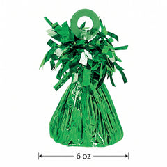 Festive Green Balloon Weight