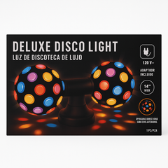 6" Twin Disco Ball Light ‚Äì Multicolor Glow for Endless Celebrations